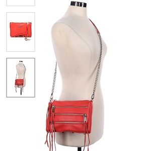 Red Leather Rebecca Minkoff bag